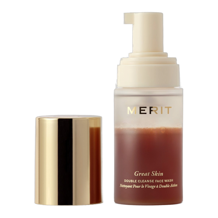 MERIT Great Skin Double Cleanse Face Wash - Travel Size 1.7 oz