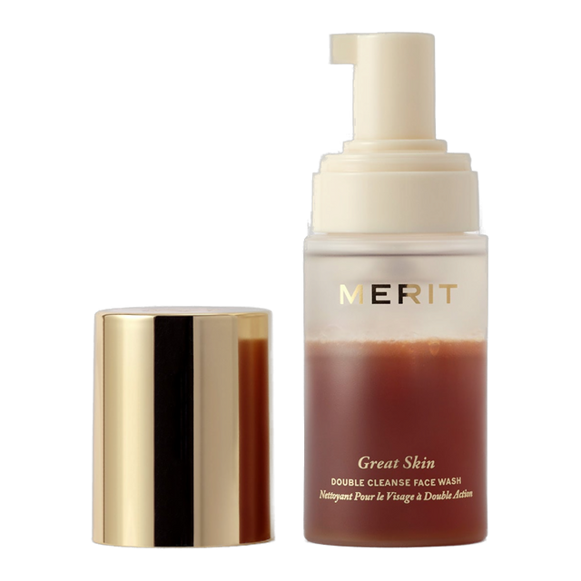 MERIT Great Skin Double Cleanse Face Wash - Travel Size 1.7 oz